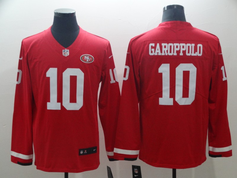 Men's San Francisco 49ers Jimmy Garoppolo #10 Red Jersey